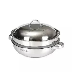국내산 키친아트 통삼중 올스텐 2단찜냄비(전골) 28cm 찜냄비 전골냄비 (WDAA397)