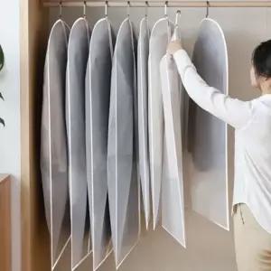 반투명 부직포 의류커버 옷커버 의류 보관 옷걸이 겨울옷정리 의류커버 (WD40F0C)