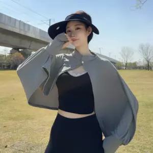 여성 냉감 후드 가디건 자외선 차단 여름 볼레로