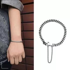 레이어드 체인 5mm 볼드 남녀공용 925 실버팔찌 여성 RW05662C