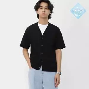 빌리버스 남자 린넨라이크 오버 니트 티셔츠 BSLG002