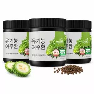 [토종마을] 유기농가공식품인증 국산 유기농 여주환 300g X 3개 (9개월)