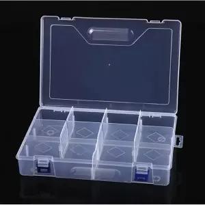고품질 대형 10칸 칸막이 소품 보관 케이스 30x20x6 나사보관함 (WD295CA)
