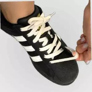 커스텀 고무줄 운동화 신발끈 아이보리 100cm