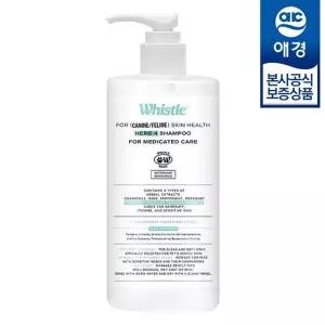 [애경]휘슬 허브4 약용 애견 샴푸 323ml x1개