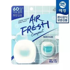[애경]에어후레쉬 컴팩트 화장실용 방향제 본품 6ml+리필 6ml