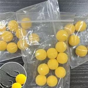낚시용 미끼 보조 미끼 합성 지렁이 새우 펠릿 소프트 베이트 떡밥 곡물-WFOAMAO