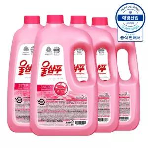 [애경][S] 울샴푸 중성세제 오리지널 용기 3L x4개