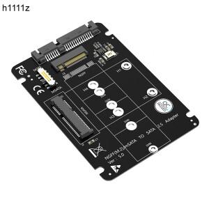 M.2 NGFF mSATA SSD-SATA 3.0 2.5인치 어댑터 SSD 변환기 PC 노트북용 라이저 카드 최대 6Gbps 추가