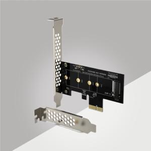 PCIe to M2 NVME 어댑터 카드 X1 2포트 M 키 SSD 컨버터 익스프레스 확장 라이저