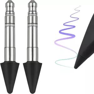Slim Pen 2 팁 2팩 교체용 Surface 실시간 감도 펜촉은 Pro Laptop Studio/Surface Duo 테이블 펜에