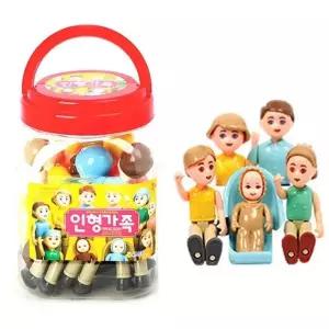 상황극 놀이 가족 역활 놀이 어린이 장난감 인형 여아생일선물 유아인형 (W4B6E91)