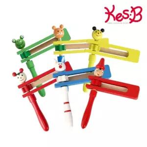 6색상 라쳇x6개 13x16.5cm 재롱잔치라쳇 원목라쳇