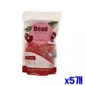 [셀러에이드]650g x5개 실내향기 방향제 리필 겔타입 블랙체리향