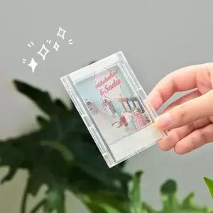 [룽스_63]투명 포토카드 아크릴액자 3인치 아크릴액자