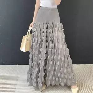 플라라 (88까지)플리츠버블롱밴딩스커트