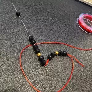 [룽스_63]비즈 만들기 구슬 꿰기 목걸이만들기 DIY 바늘