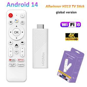 안드로이드 TV 스틱 H96 Max H313 구글 음성 비서 박스 Wifi6 BT5.0 울트라 HD 4K 스트리밍 2GB 16GB