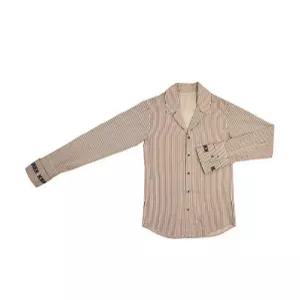[곽현주컬렉션] RED GRAPHIC STRIPE SHIRTS