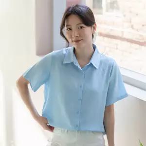 여성 여름 링클프리 데일리 반팔셔츠 블라우스 빅사이즈 엄마옷