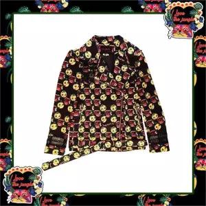 [곽현주컬렉션] LACE PATTERN RIDER JACKET
