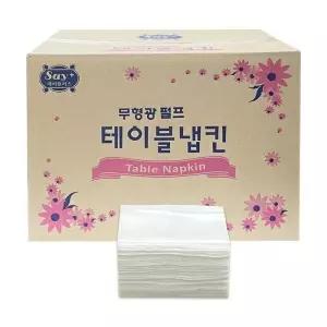 [룽스_63]무형광테이블 냅킨 냅킨 70매X60 4200매 -O