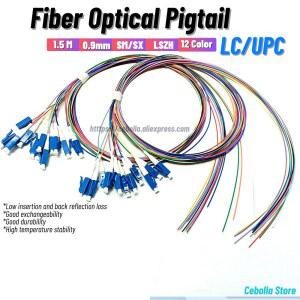 옵티컬케이블 12개의 광섬유 피그테일 LCUPC 0 9MM 모드 1 FIBRA OPTICA 5M