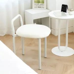 [팬물산]이지라이프 심플한 가죽 쿠션 화장대 의자 2COLOR