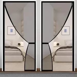 [룽스_64]옆트임 출입문 자석방충망 90x210 10아루210cm