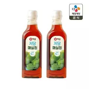 백설 저당 매실청 645g x2개