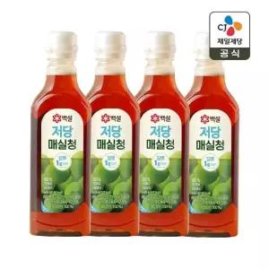 백설 저당 매실청 645g x4개