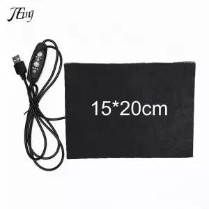 풋워머 발난로 온열기 탄소 섬유 USB 온도 제어 워머 가열 패드 열 3 기어 1PC