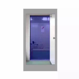 [룽스_64]현관장 파리 현관장 방지 문발 92x200 블루