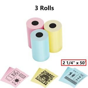 감열지 57x30mm 고 금전 등록기 POS 영수증 용지 (신용카드 기기용) 10매 BPA 프리 프린터
