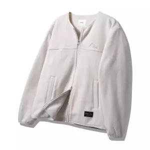 지프 JEEP 2way Peak-logo 라운드넥 플리스 IVORY (JP5TZU192IV) JP5TZU192IV 160782