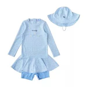 [블루독]데이지 체크페플럼 수영복SET 2694062152 (BL)