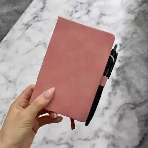 [셀러에이드]다이어리 A6 노트 핑크 A6다이어리 제본 업무다이어리
