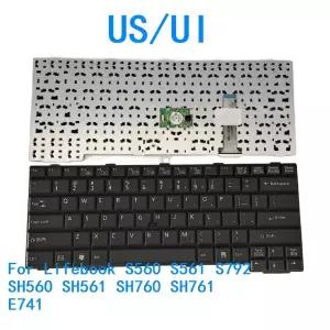 Fujitsu Lifebook S560 S561 S792 SH560 SH561 SH760 SH761 E741 노트북 PC 교체 키보드 용 새 UI 언어 키