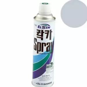 [콩심팥심]건축 스프레이 페인트 실버 금속용 락카 보수용스프레이