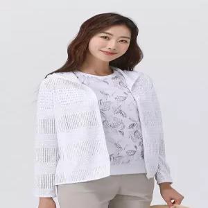 [PAT]메쉬 후드 티가디건 1M45031_IC