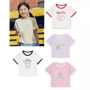 탑텐 키즈 여아 COOL Air 코튼 T 셋업가능 MKG2TS2001 454130
