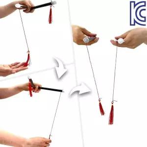 [하프클럽/알티피아]연결되지 않아도 줄 길이가 변하는 마술 막대 세트 차이나스틱 어린이 마술도구