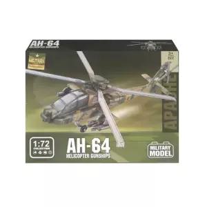 밀리터리 4D 프라모델 AH-64 아파치 공격 헬리콥터 12000 24-6