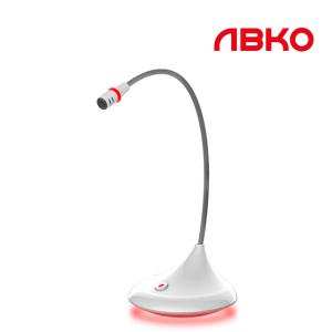 앱코 MP400 구즈넥 스탠드 마이크 화이트