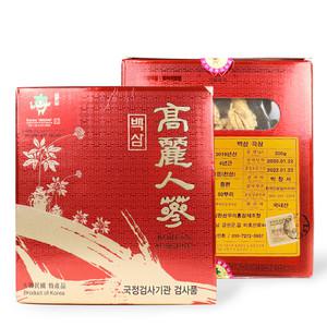 자연닮음 국산 4년근 50뿌리 고려인삼 300g 백삼 건삼