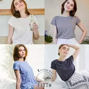 [피트인](24SS 신상) 피트인 인견 드랍숄더 브라티셔츠 (4종)