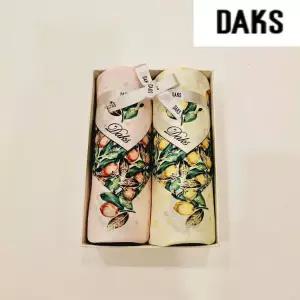 [대구백화점] [닥스]남녀2매 나염 손수건 세트(DKI07번)