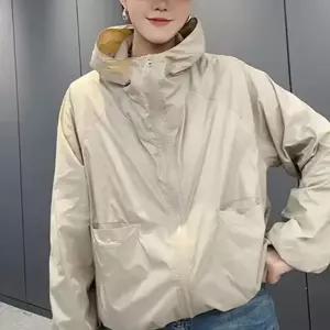 여성 후드 집업 자켓 바람막이 봄가을 루즈핏 아우터
