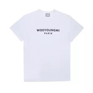 [우영미] 우영미 반팔 W251TS01 714W 프론트 로고 남성반팔티 당일발송