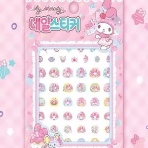 성심샵 마이멜로디 네일스티커 포인트스티커 아기손톱꾸미기 네일꾸미기